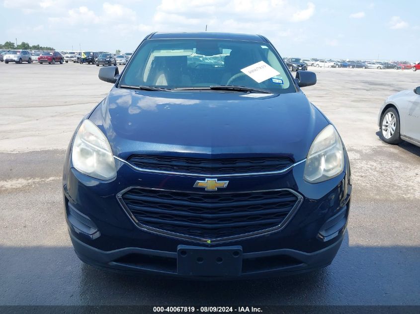 2016 Chevrolet Equinox Ls VIN: 2GNALBEK0G6135456 Lot: 40067819