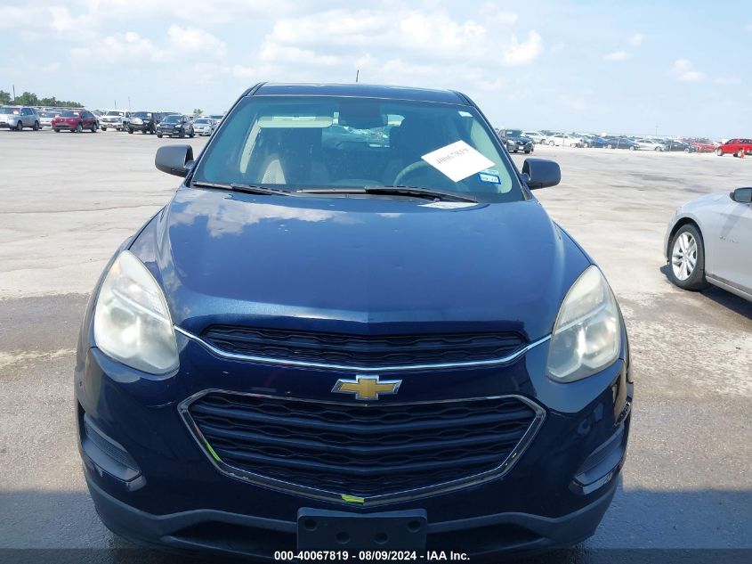 2016 Chevrolet Equinox Ls VIN: 2GNALBEK0G6135456 Lot: 40067819