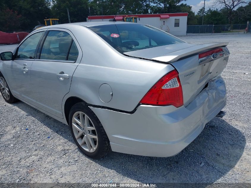 2011 Ford Fusion Sel VIN: 3FAHP0JA4BR295991 Lot: 40067845