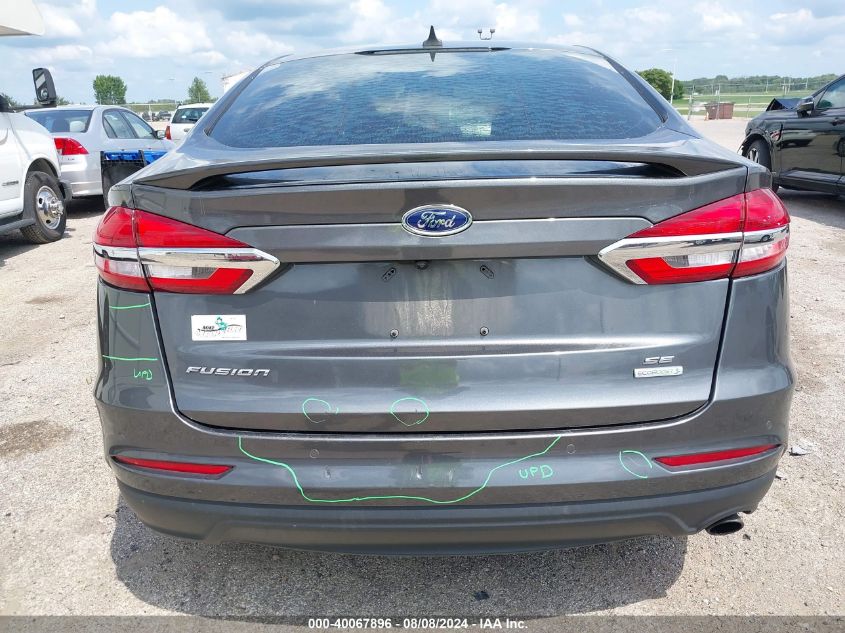 2020 Ford Fusion Se VIN: 3FA6P0HD1LR144650 Lot: 40067896