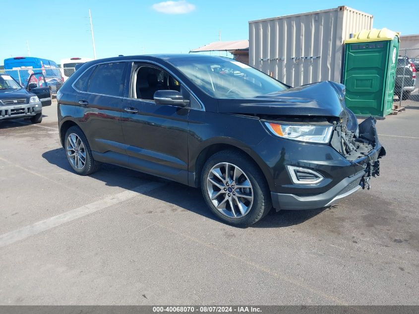 VIN 2FMTK3K85FBB59062 2015 Ford Edge, Titanium no.1