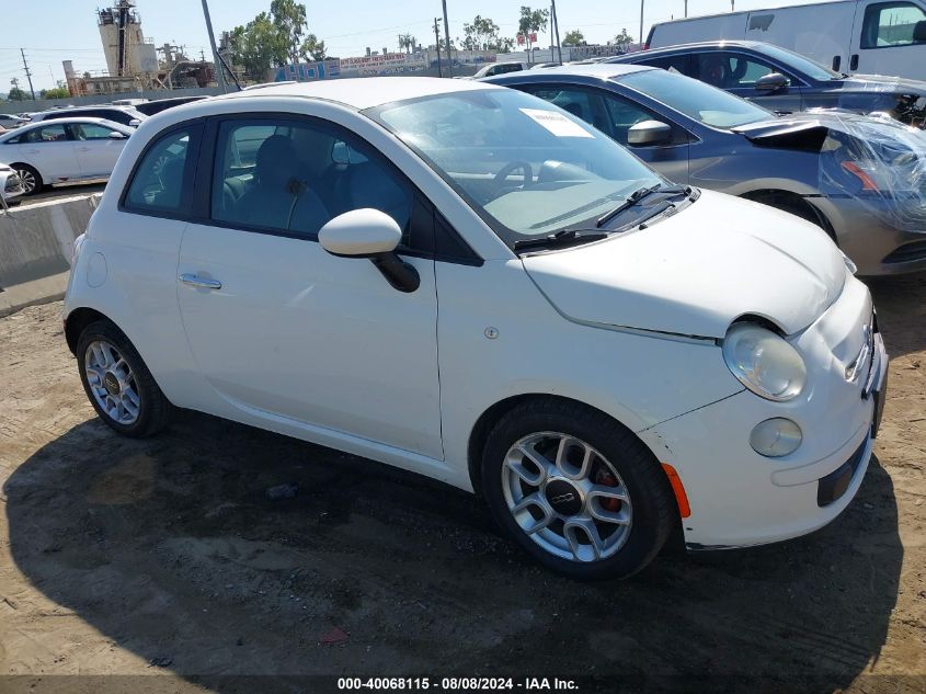2012 Fiat 500 Pop VIN: 3C3CFFAR7CT125035 Lot: 40068115