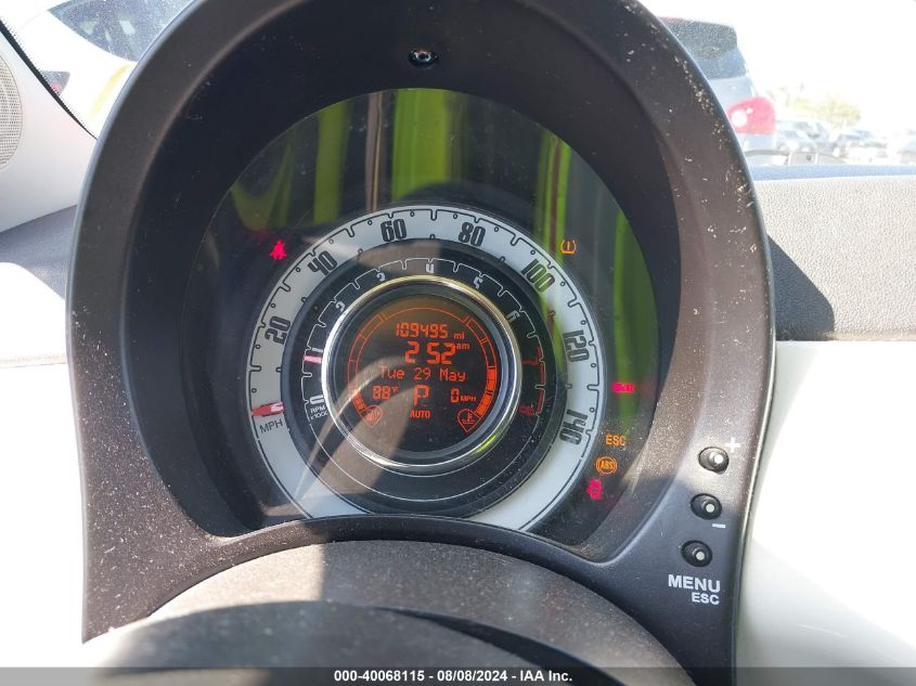 2012 Fiat 500 Pop VIN: 3C3CFFAR7CT125035 Lot: 40068115