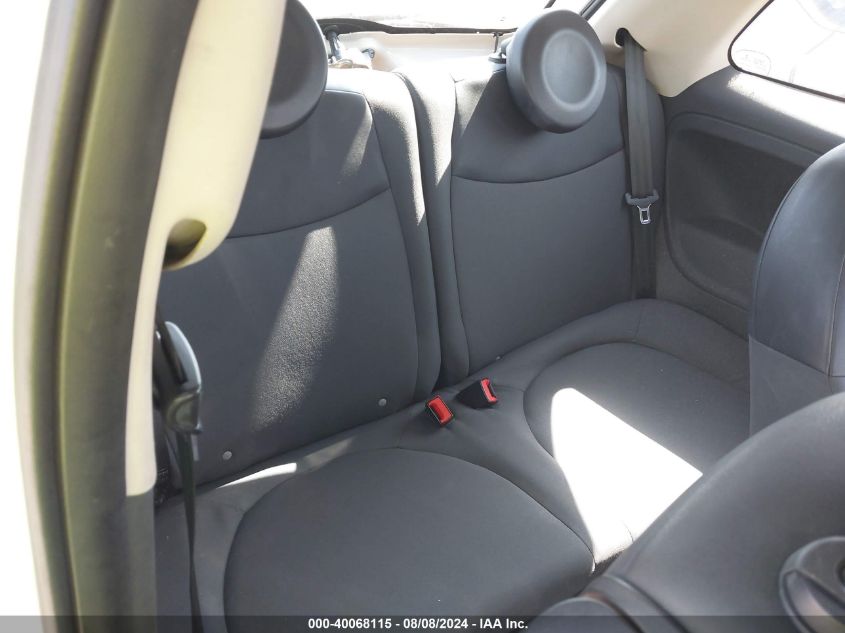 2012 Fiat 500 Pop VIN: 3C3CFFAR7CT125035 Lot: 40068115