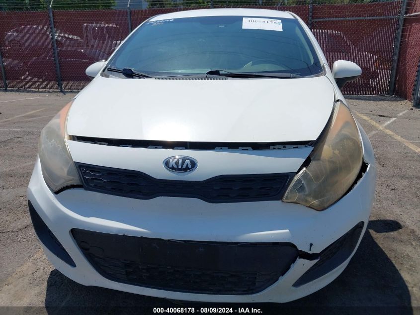 2015 Kia Rio Lx VIN: KNADM5A3XF6459146 Lot: 40068178