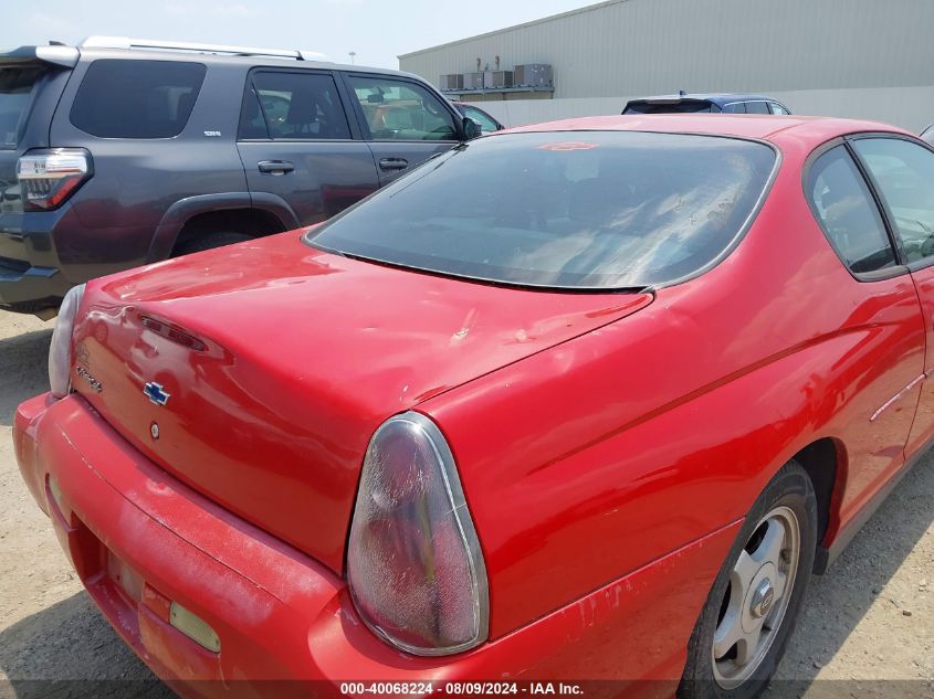 2004 Chevrolet Monte Carlo Ls VIN: 2G1WW12E249269693 Lot: 40068224