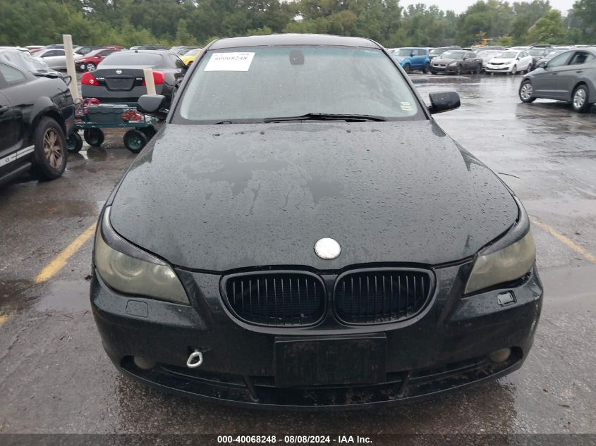 2004 BMW 545I VIN: WBANB335X4B087552 Lot: 40068248