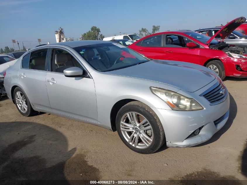 2012 Infiniti G25 Journey VIN: JN1DV6AP9CM811443 Lot: 40068273