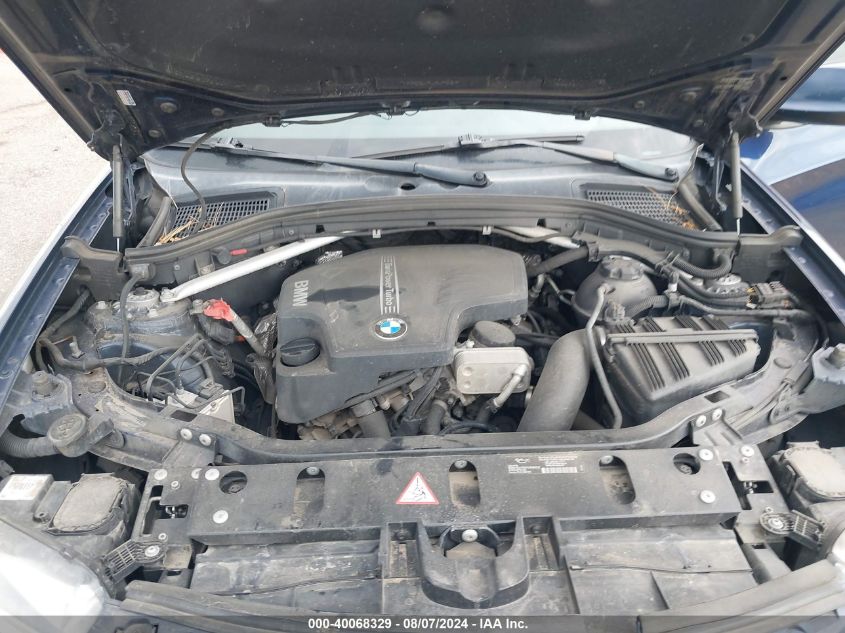 2013 BMW X3 xDrive28I VIN: 5UXWX9C51D0D04432 Lot: 40068329