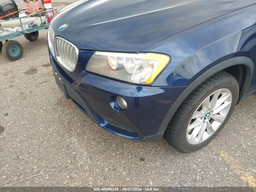 2013 BMW X3 xDrive28I VIN: 5UXWX9C51D0D04432 Lot: 40068329