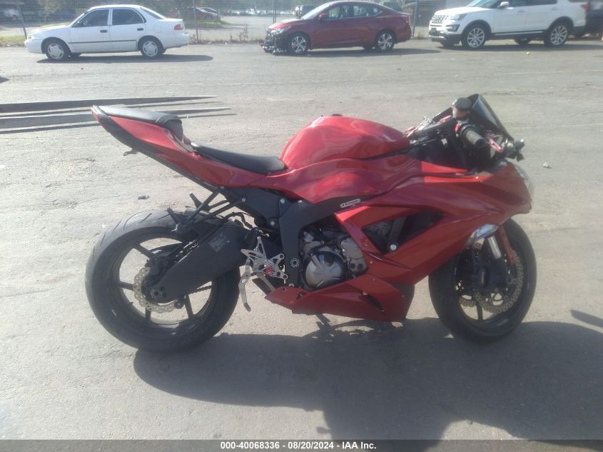 2013 Kawasaki Zx636 E VIN: JKBZXJE10DA003710 Lot: 40068336