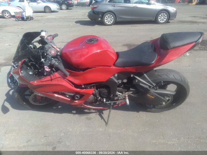 2013 Kawasaki Zx636 E VIN: JKBZXJE10DA003710 Lot: 40068336