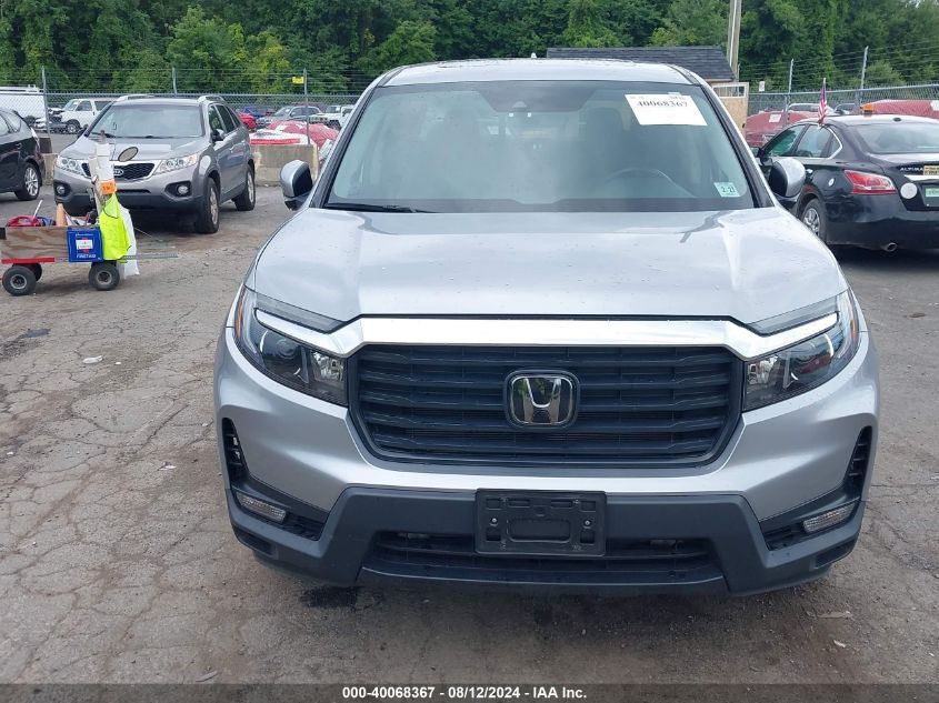 2022 Honda Ridgeline Rtl VIN: 5FPYK3F54NB007244 Lot: 40068367