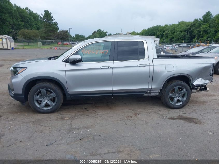 2022 Honda Ridgeline Rtl VIN: 5FPYK3F54NB007244 Lot: 40068367