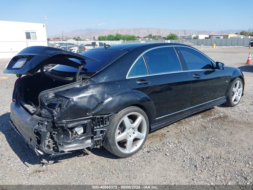 2012 Mercedes-Benz S 550 VIN: WDDNG7DB2CA425682 Lot: 40068375