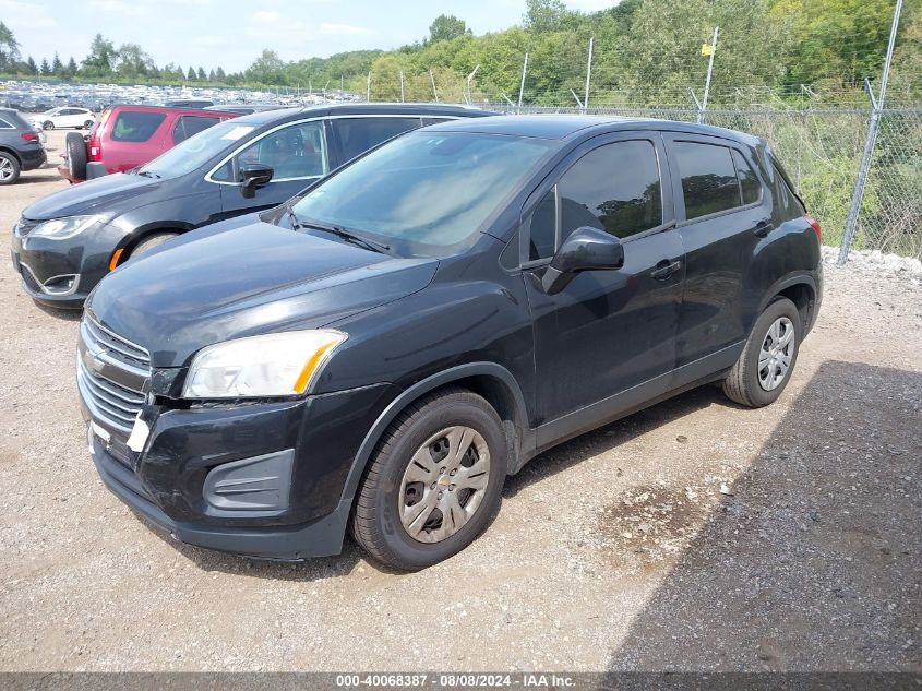 KL7CJKSB0FB188968 2015 CHEVROLET TRAX - Image 2