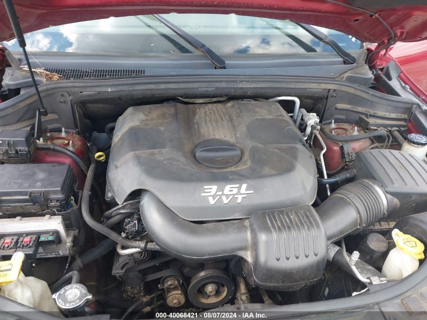 2013 Dodge Durango Sxt VIN: 1C4RDHAG7DC659655 Lot: 40068421