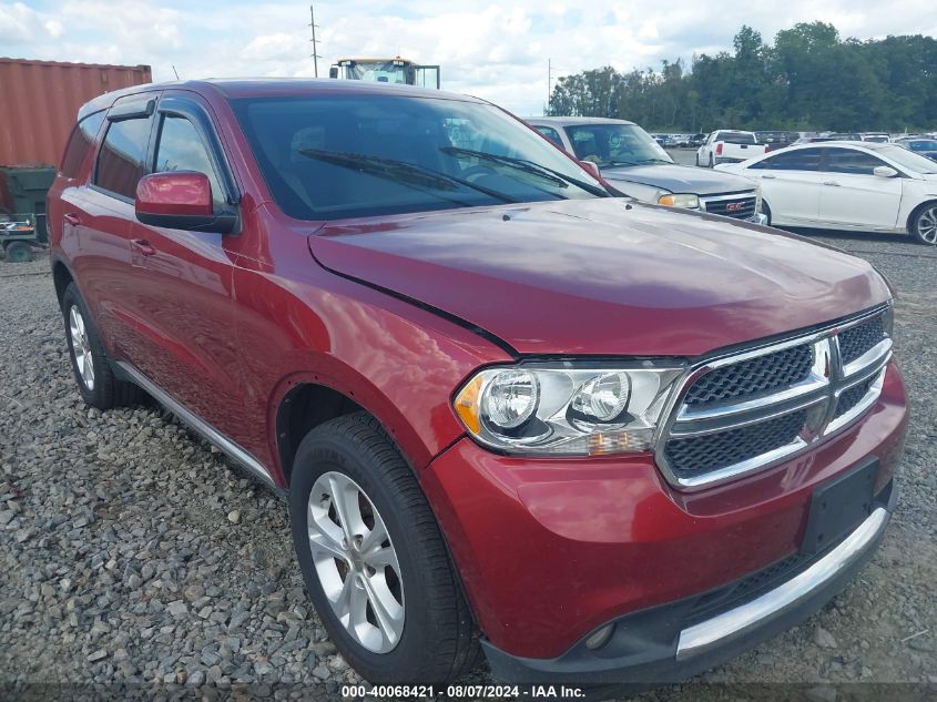 2013 Dodge Durango Sxt VIN: 1C4RDHAG7DC659655 Lot: 40068421