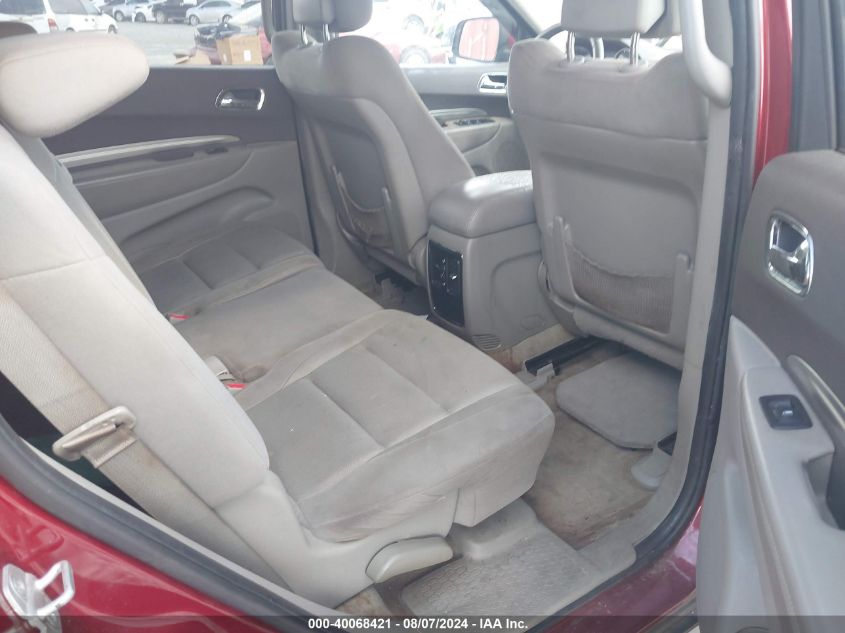 2013 Dodge Durango Sxt VIN: 1C4RDHAG7DC659655 Lot: 40068421