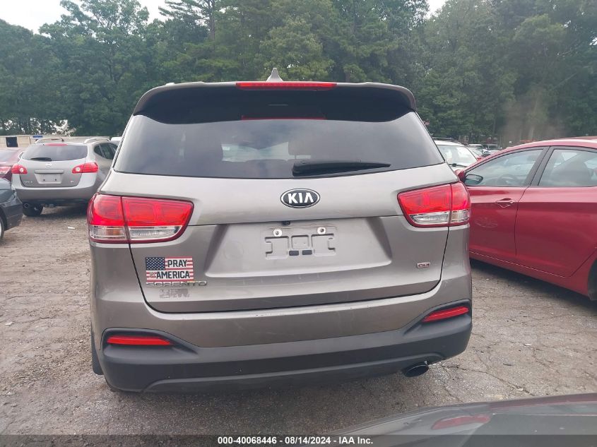 2018 KIA SORENTO 2.4L LX - 5XYPG4A31JG379936