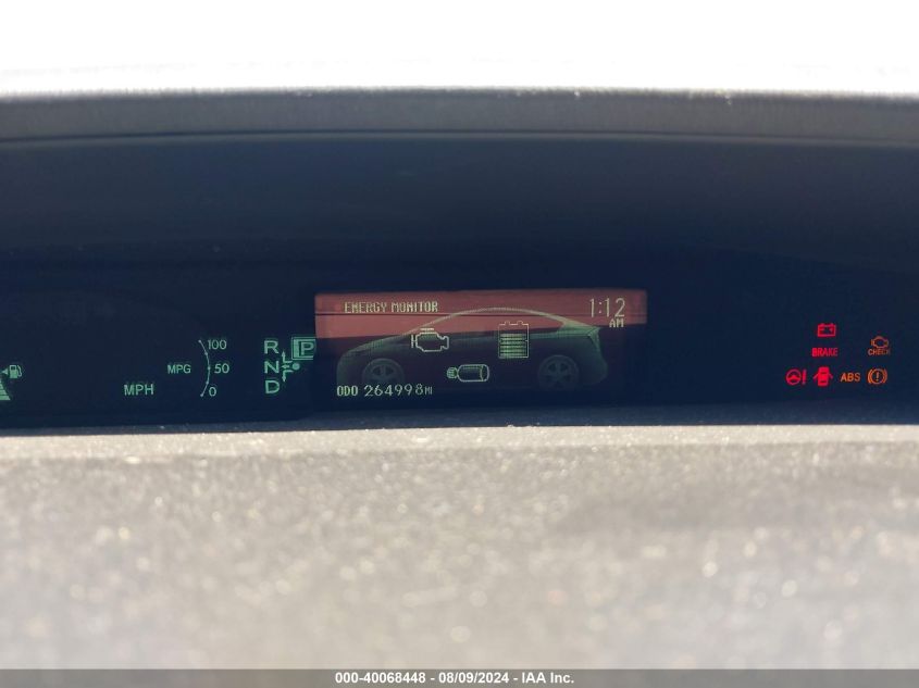 2013 Toyota Prius Two VIN: JTDKN3DU2D5642401 Lot: 40068448