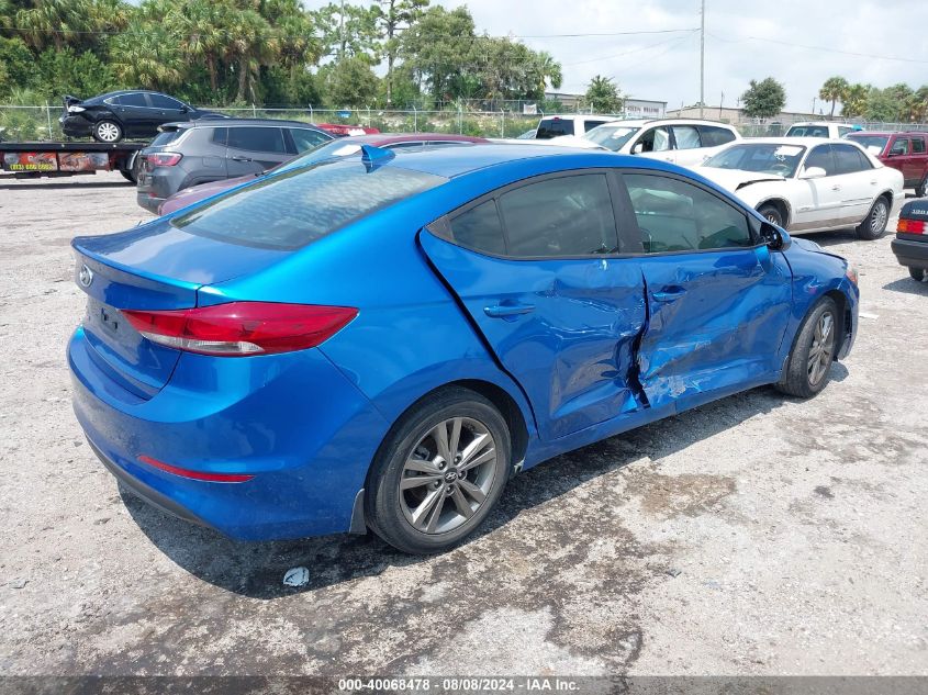 2018 HYUNDAI ELANTRA SEL/VALUE/LIMITED - 5NPD84LFXJH389204