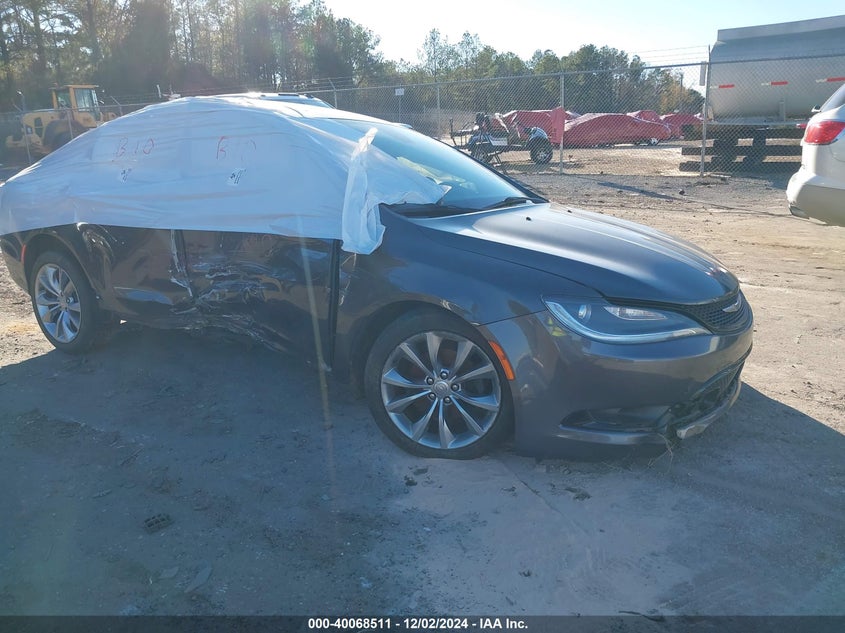 Vin: 1c3cccbb7fn619215, lot: 40556032, chrysler 200 s 20151