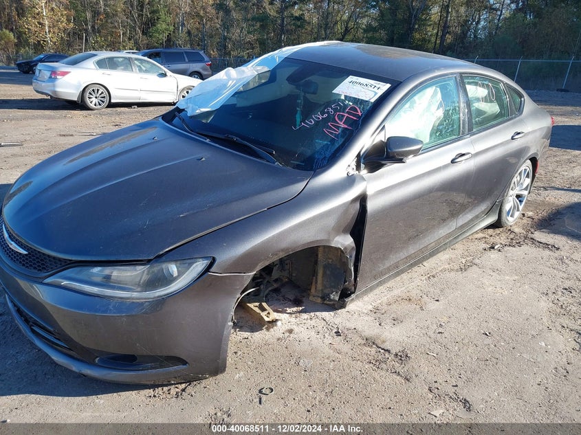 Vin: 1c3cccbb7fn619215, lot: 40556032, chrysler 200 s 20152
