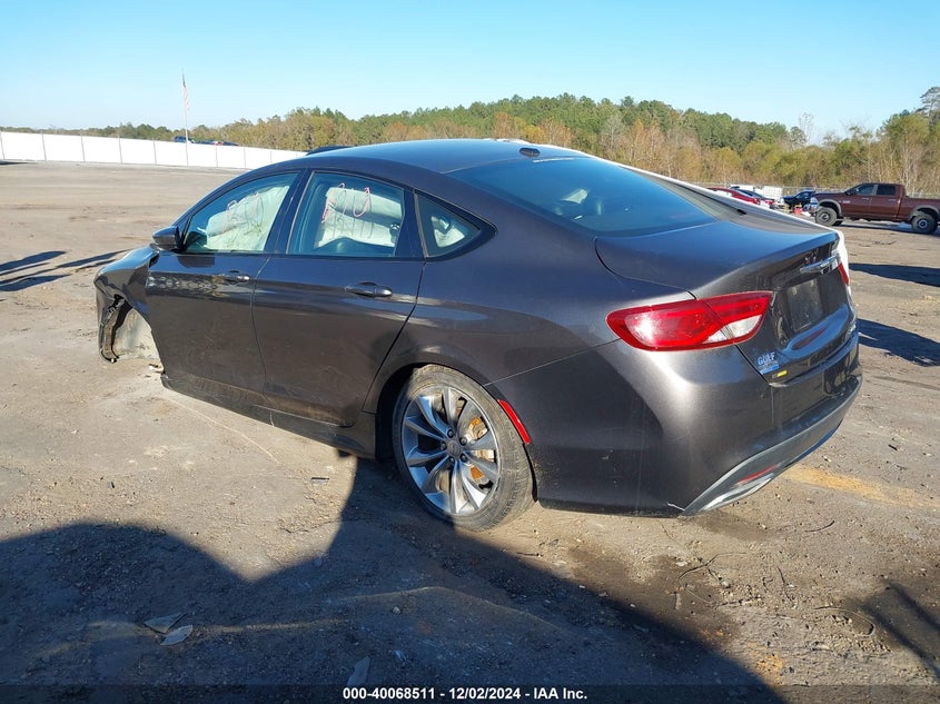 Vin: 1c3cccbb7fn619215, lot: 40556032, chrysler 200 s 20153