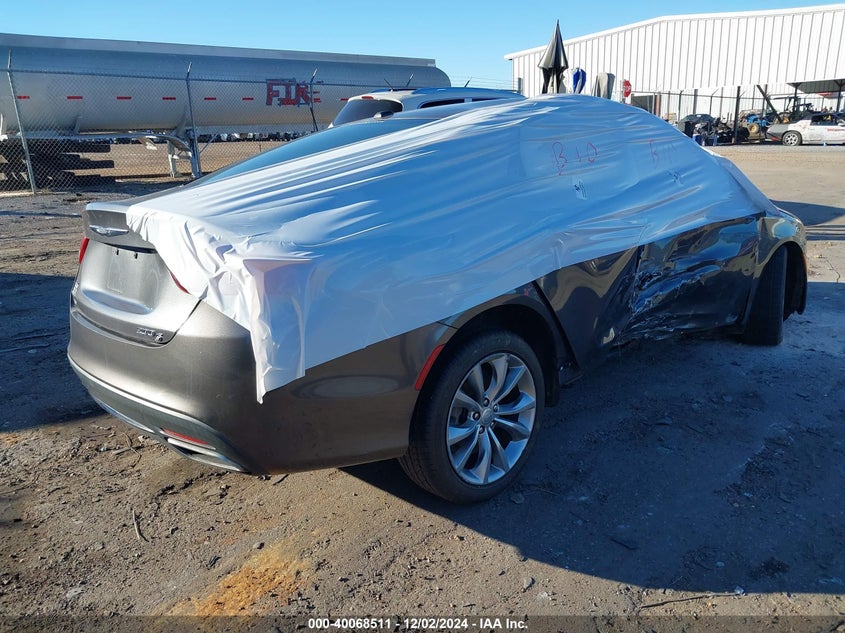 Vin: 1c3cccbb7fn619215, lot: 40556032, chrysler 200 s 20154