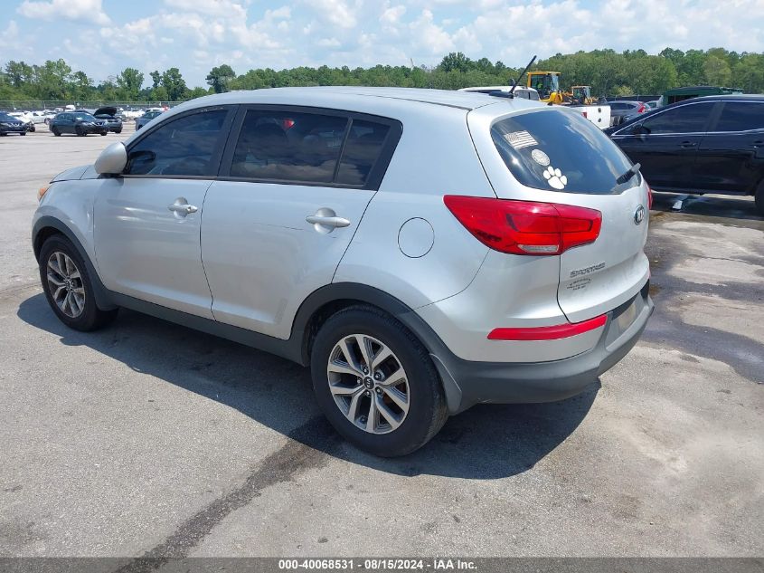 2015 Kia Sportage Lx VIN: KNDPB3AC1F7715520 Lot: 40068531