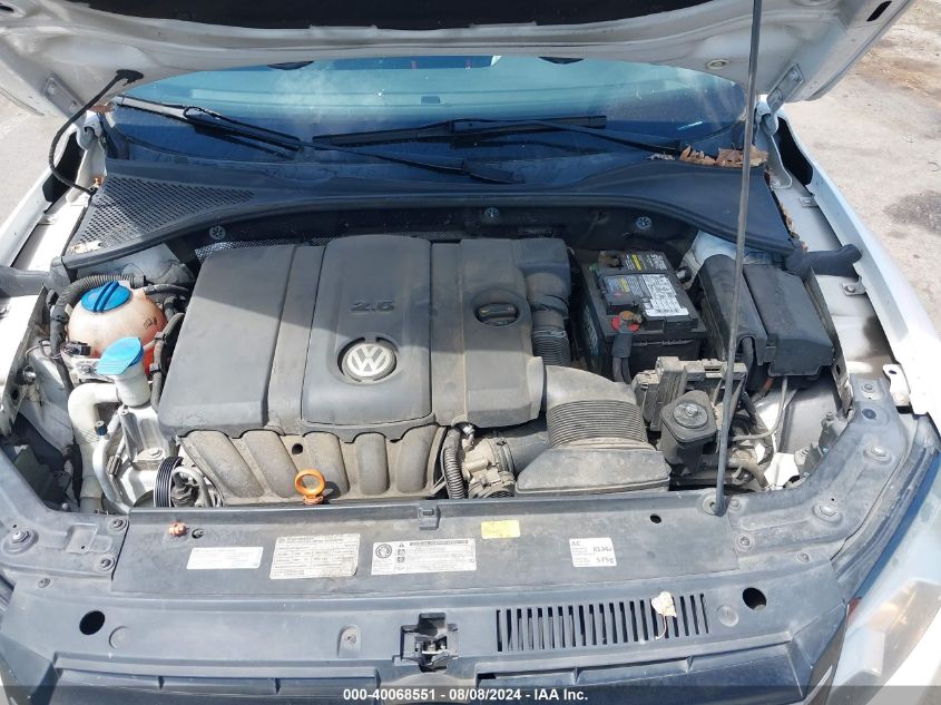 2012 Volkswagen Passat 2.5L S VIN: 1VWAP7A39CC030020 Lot: 40068551