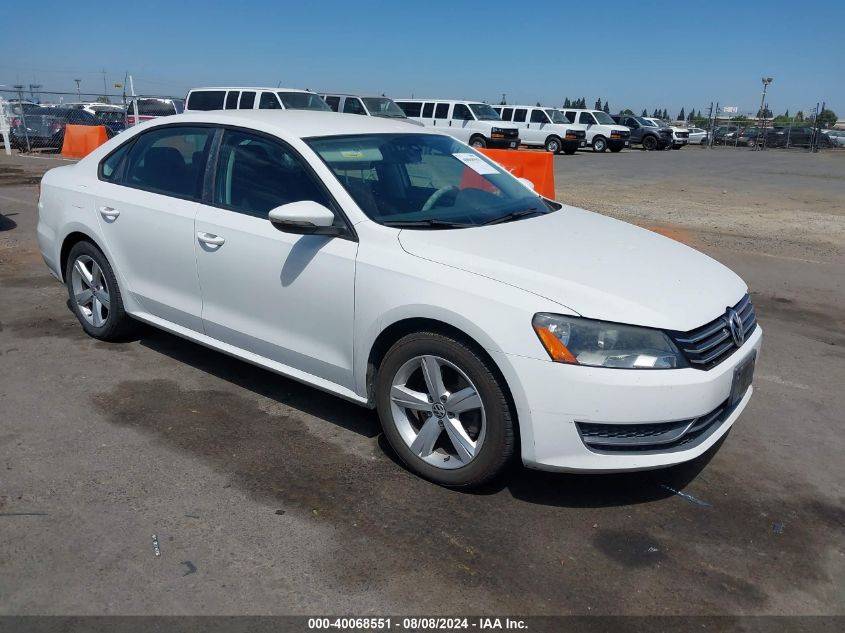 2012 Volkswagen Passat 2.5L S VIN: 1VWAP7A39CC030020 Lot: 40068551