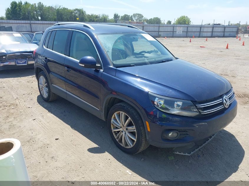 2013 VOLKSWAGEN TIGUAN SE - WVGAV3AX7DW570143