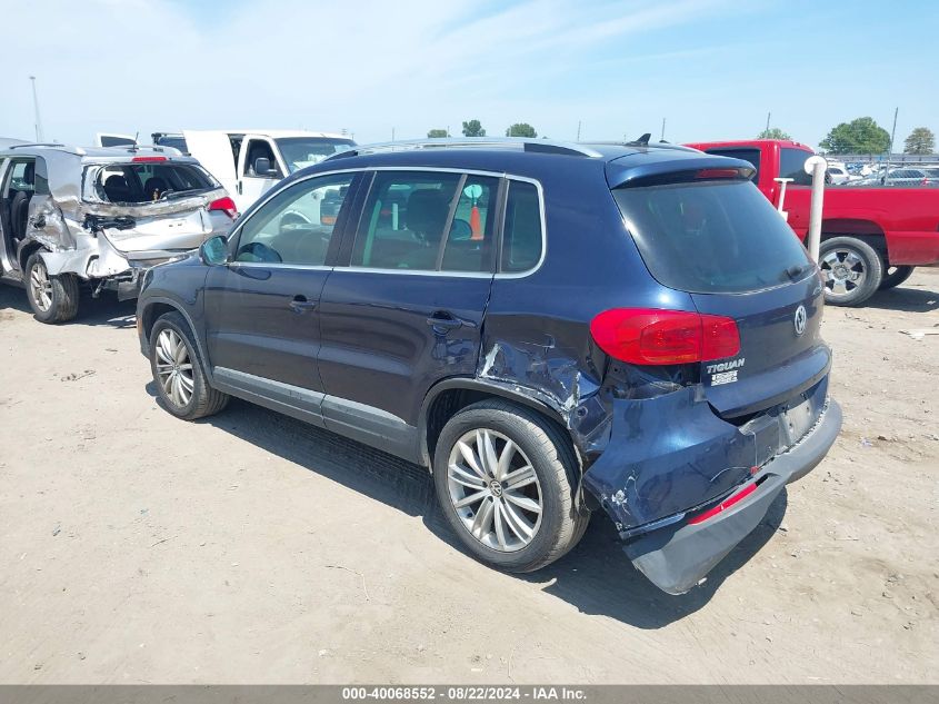 2013 VOLKSWAGEN TIGUAN SE - WVGAV3AX7DW570143