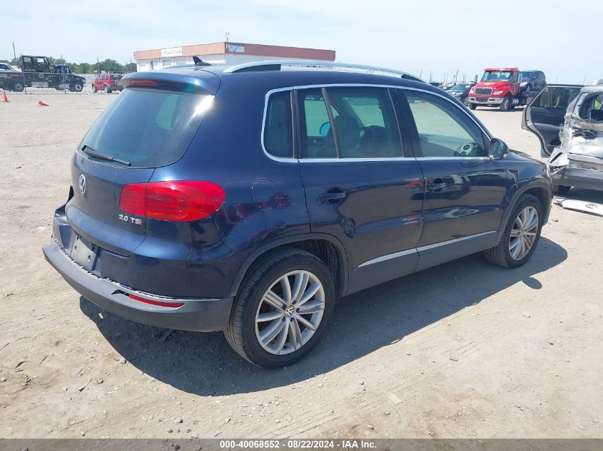 2013 VOLKSWAGEN TIGUAN SE - WVGAV3AX7DW570143