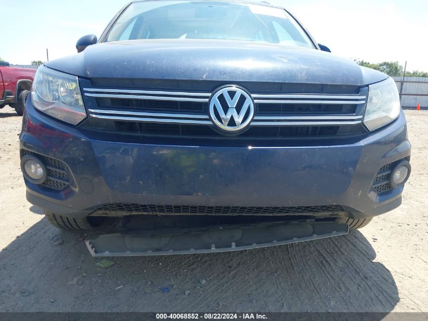 2013 Volkswagen Tiguan Se VIN: WVGAV3AX7DW570143 Lot: 40068552