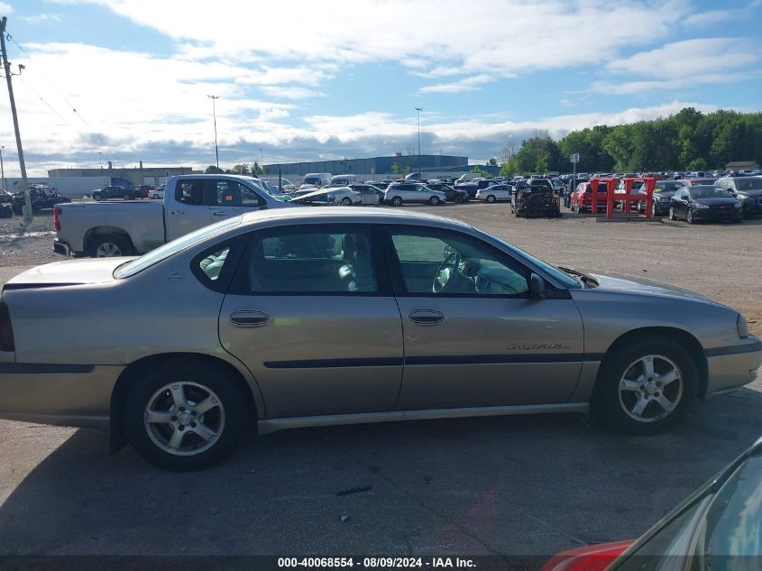 2003 Chevrolet Impala Ls VIN: 2G1WH55K639114808 Lot: 40068554