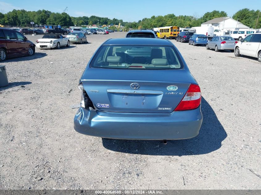 2004 Toyota Camry Xle VIN: 4T1BE30K94U854332 Lot: 40068588