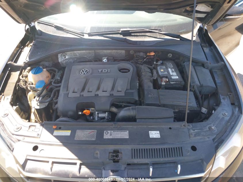 2012 Volkswagen Passat 2.0L Tdi Sel Premium VIN: 1VWCN7A39CC088059 Lot: 40068649