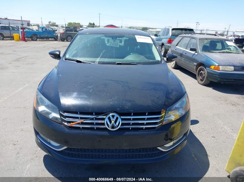 2012 Volkswagen Passat 2.0L Tdi Sel Premium VIN: 1VWCN7A39CC088059 Lot: 40068649
