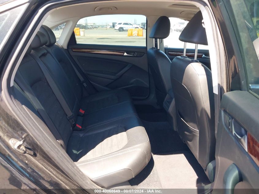 2012 Volkswagen Passat 2.0L Tdi Sel Premium VIN: 1VWCN7A39CC088059 Lot: 40068649