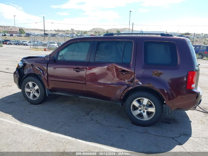 2011 Honda Pilot Ex-L VIN: 5FNYF3H50BB004802 Lot: 40068658