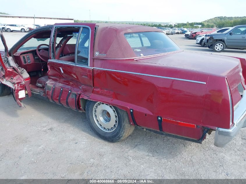 1993 Cadillac Fleetwood Chassis VIN: 1G6DW527XPR701435 Lot: 40068666