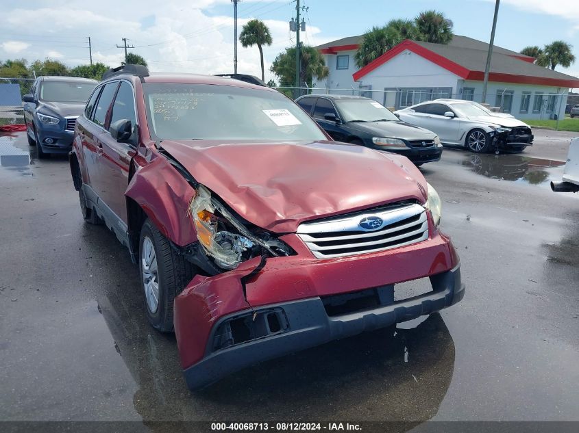 2011 Subaru Outback 2.5I VIN: 4S4BRBAC5B3311178 Lot: 40068713