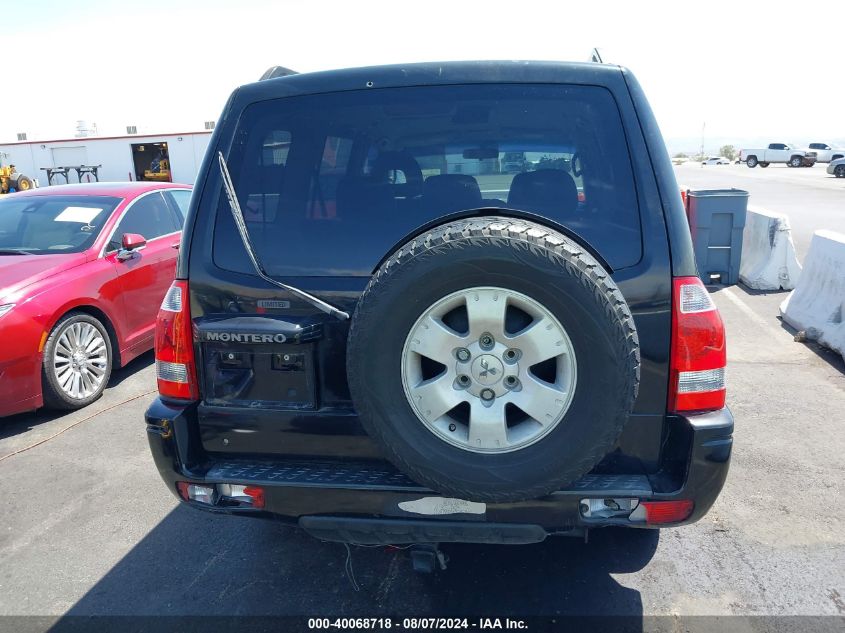 2004 Mitsubishi Montero Xls VIN: JA4MW51S34J004325 Lot: 40068718