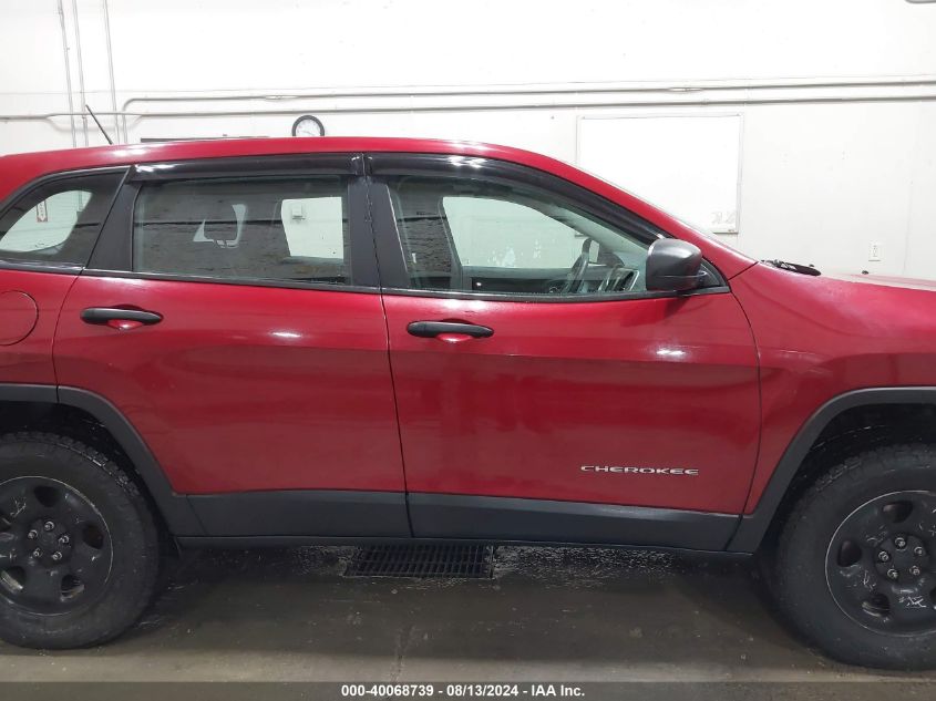 2017 Jeep Cherokee Sport 4X4 VIN: 1C4PJMAB3HW545170 Lot: 40068739