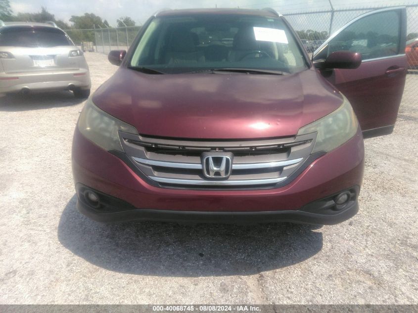 2012 Honda Cr-V Ex-L VIN: 5J6RM3H76CL042037 Lot: 40068745