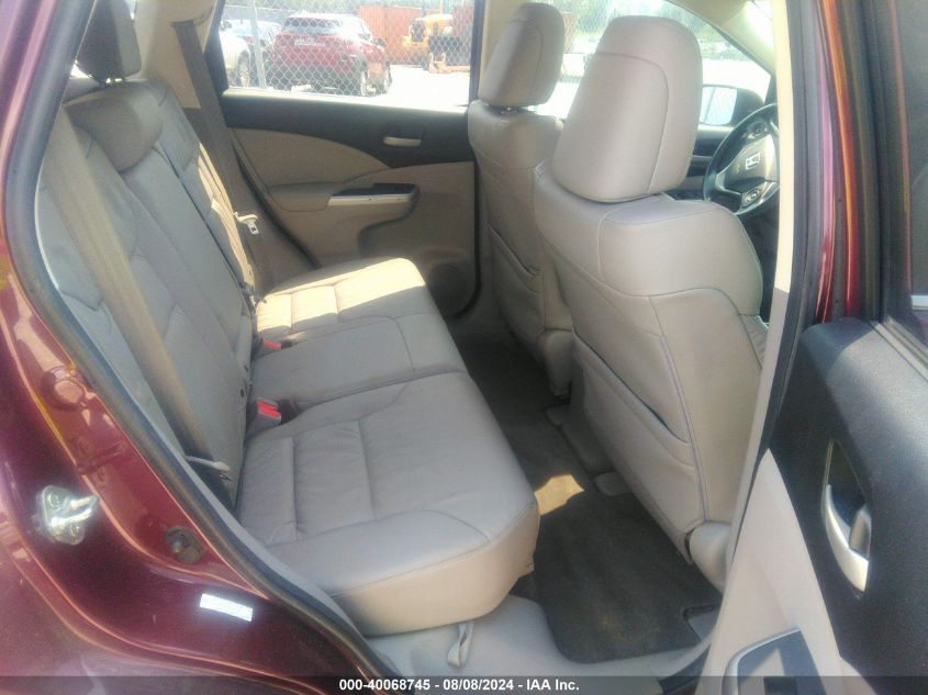 2012 Honda Cr-V Ex-L VIN: 5J6RM3H76CL042037 Lot: 40068745