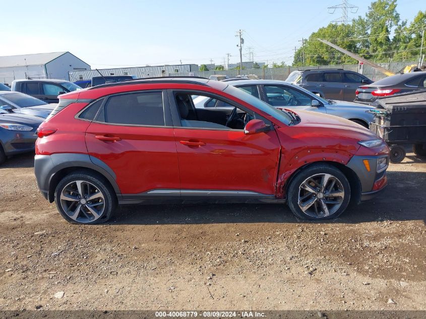 2018 Hyundai Kona Limited VIN: KM8K3CA54JU165695 Lot: 40068779